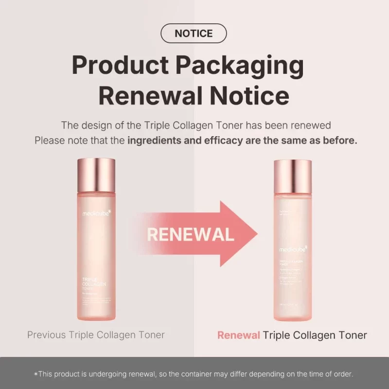 Medicube Triple Collagen Toner 140ml - Image 2